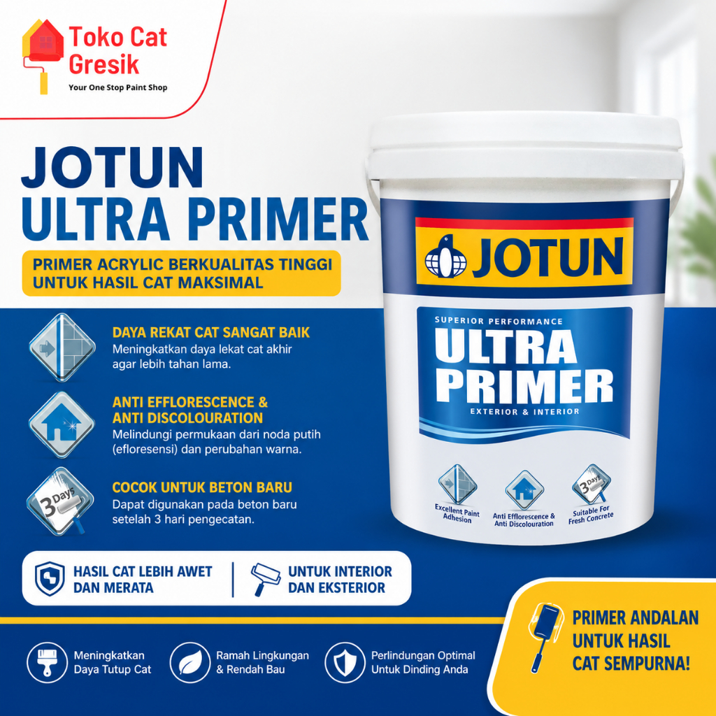 CAT TEMBOK PRIMER JOTUN ULTRA PRIMER 20L