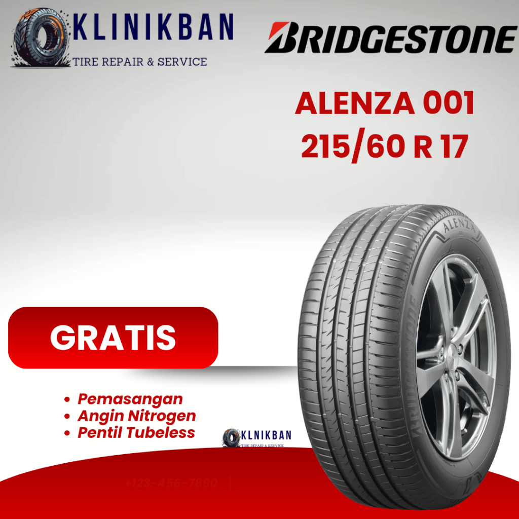 Ban Mobil Bridgestone Alenza 001-215/60 R 17 Ban Rush