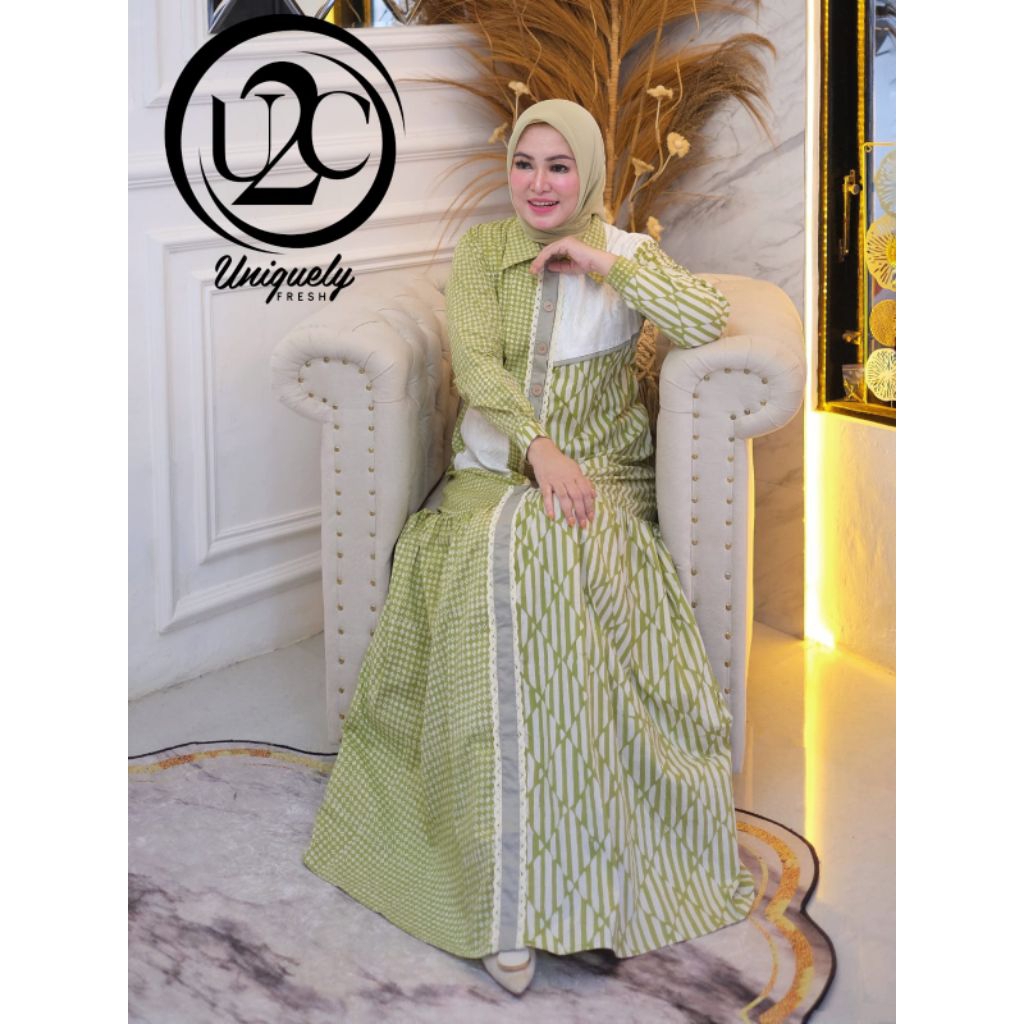 GAMIS WANITA GAMIS CEMPAKA DRESS ORI U2C