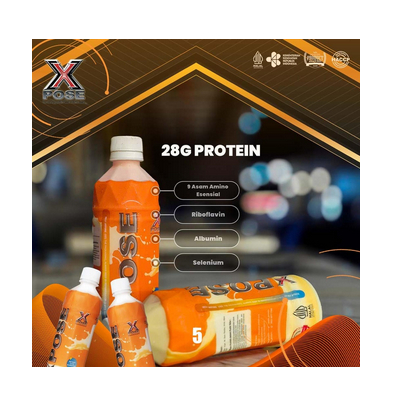 Ready X pose Pasteurized egg white /X-Pose supplemen fitness protein telur