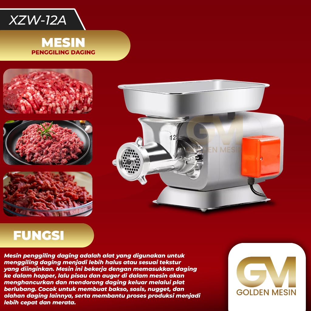 Mesin Penggiling Daging Stainless / Meat Grinder Otomatis / Meat Grinder Mesin Penggiling Gilingan D