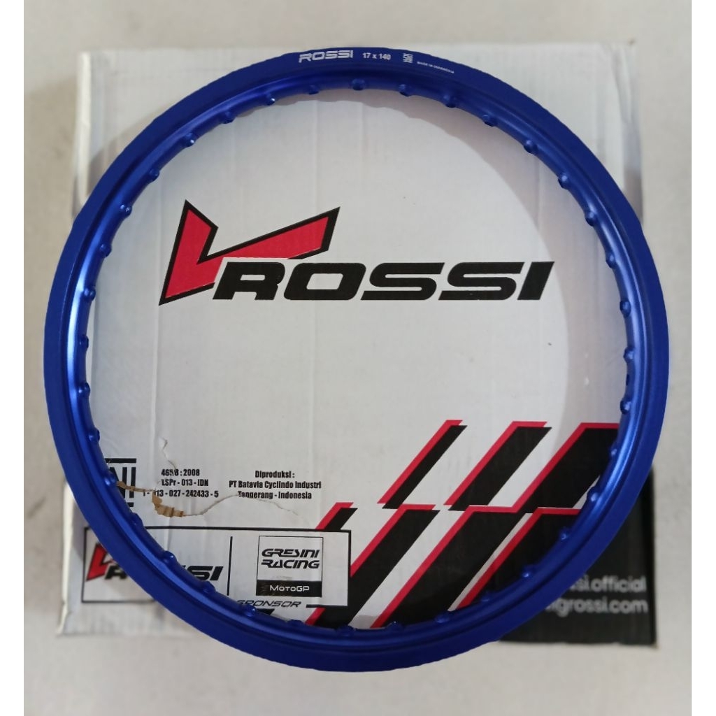 Velg Lingkar V Rossi 17 140 Dark Blue Biru kilat