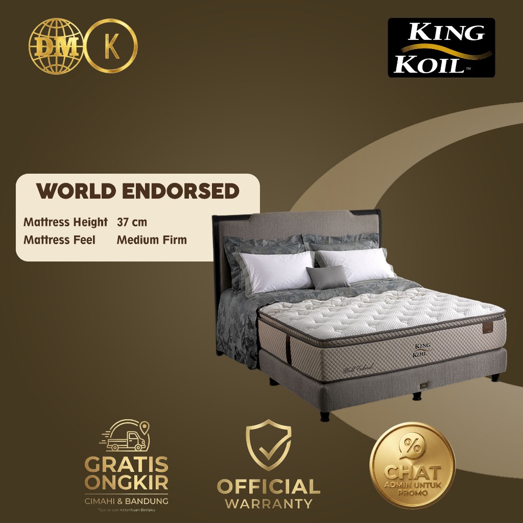 Kasur Springbed King Koil - World Endorsed ( MATRASSNYA SAJA )