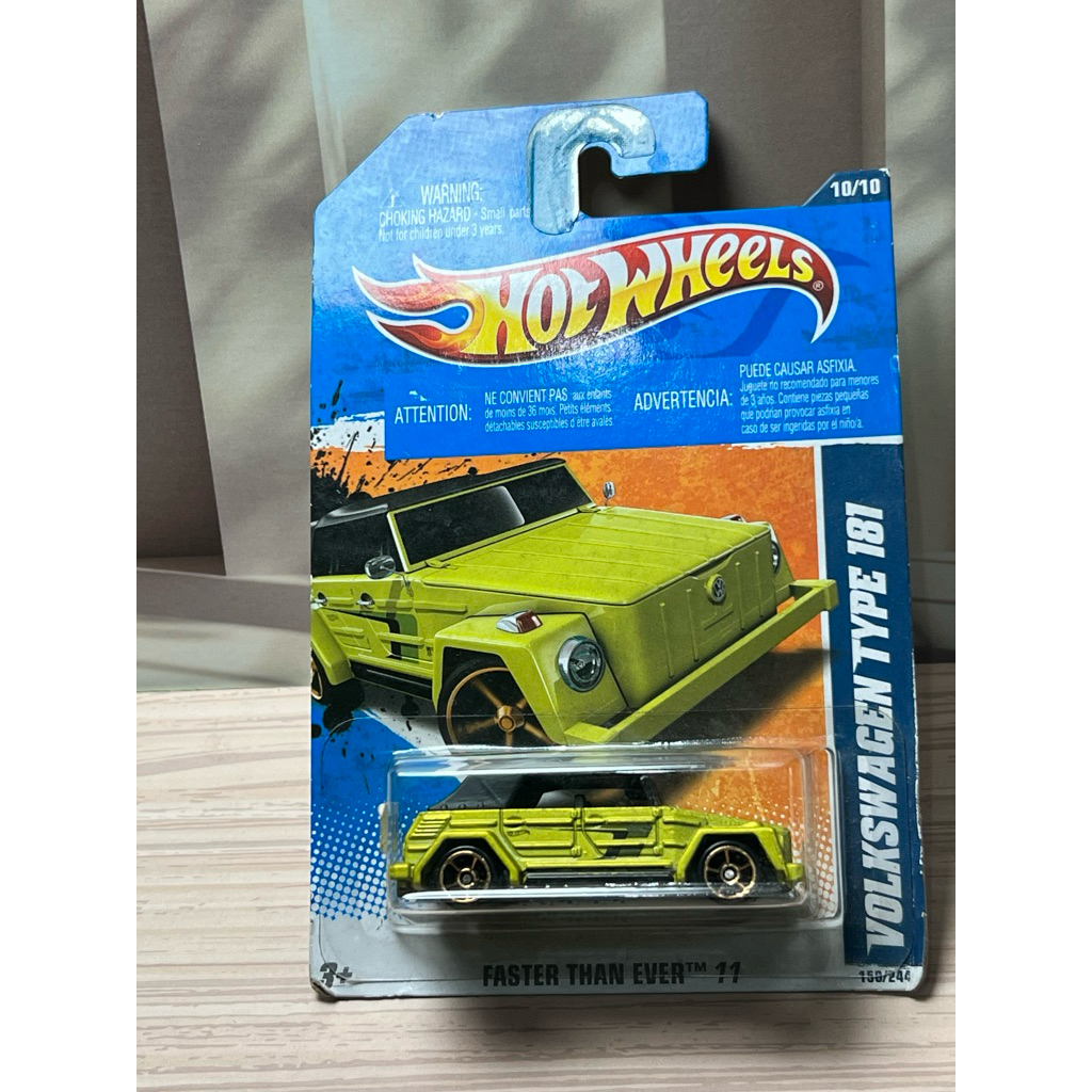 HOTWHEELS VOLKSWAGEN TYPE 181 FASTER THAN EVER 11