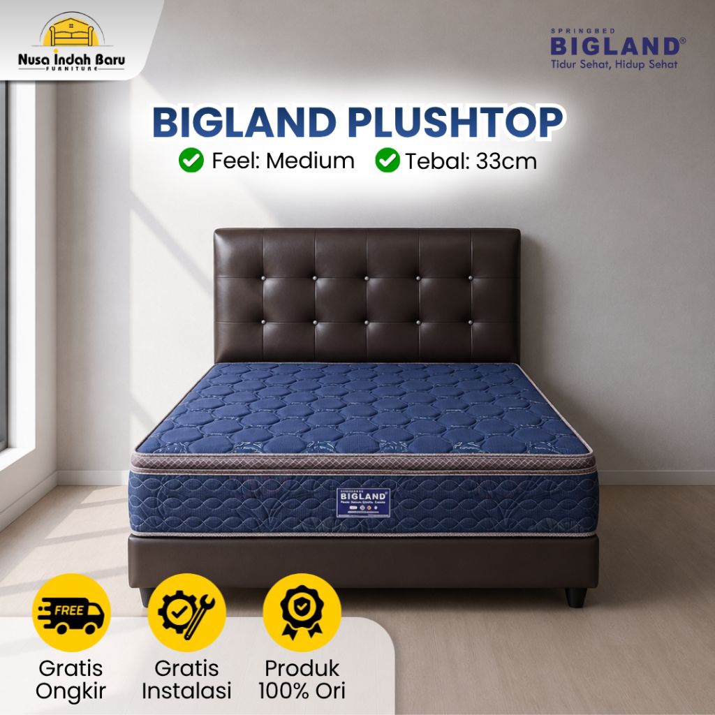 Springbed Bigland Plushtop 180x200cm
