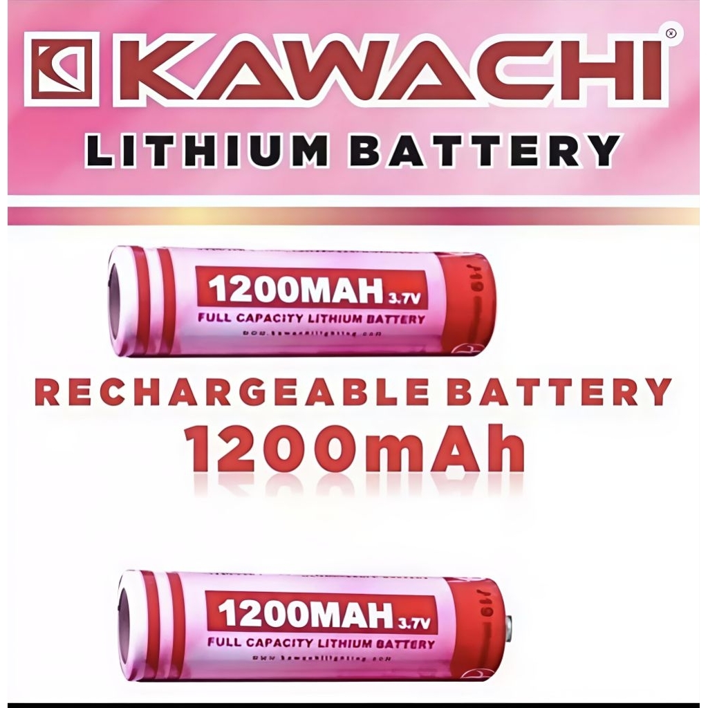 Baterai Lithium 1200 Mah Kawachi Asli Rata