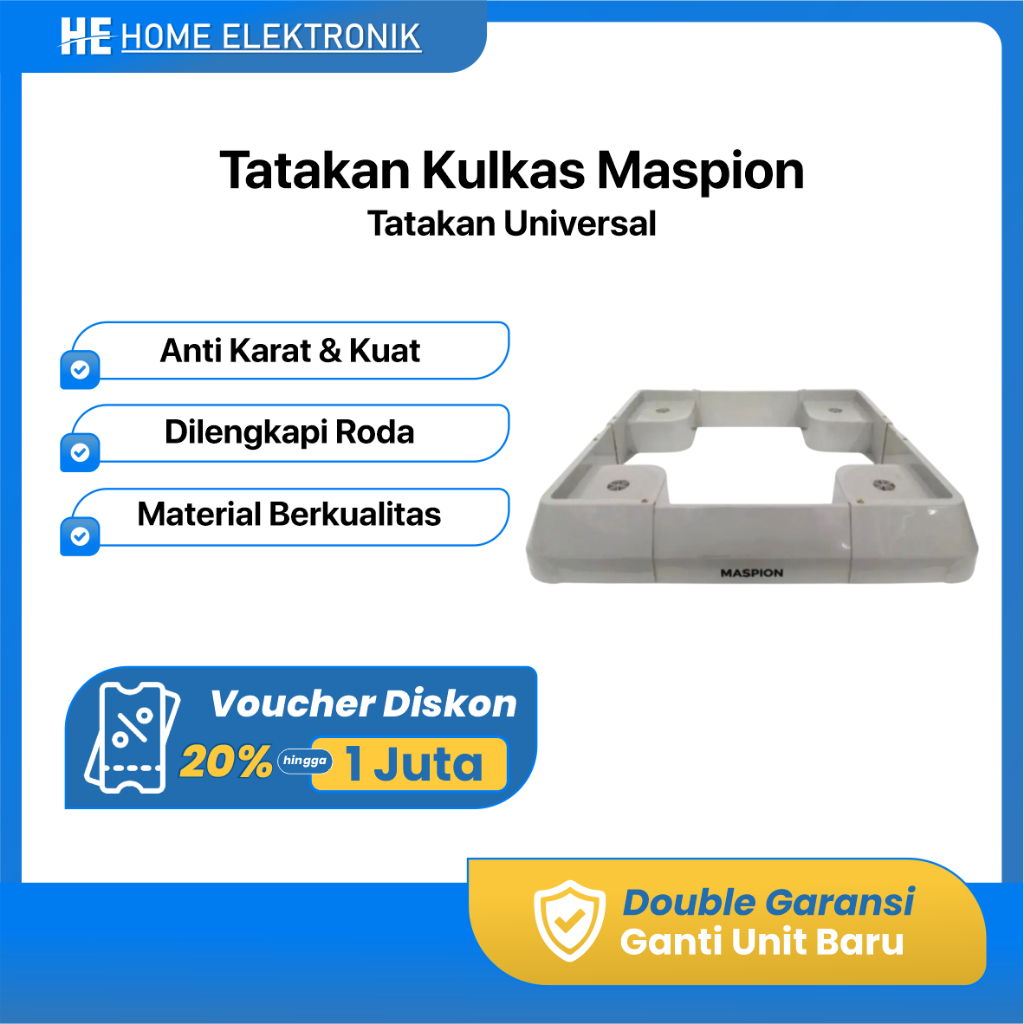 Dudukan Kulkas / Roda Kulkas / Tatakan Kulkas Universal Maspion MB-001BS
