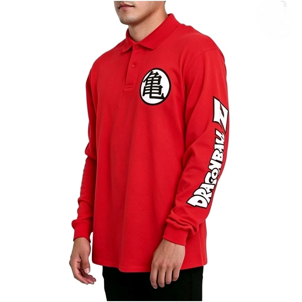 Tshirt - Polo Shirt - Polo Long Sleeve Shirt - Kaos Polo Lengan Panjang - Kaos Kerah Lengan Panjang 