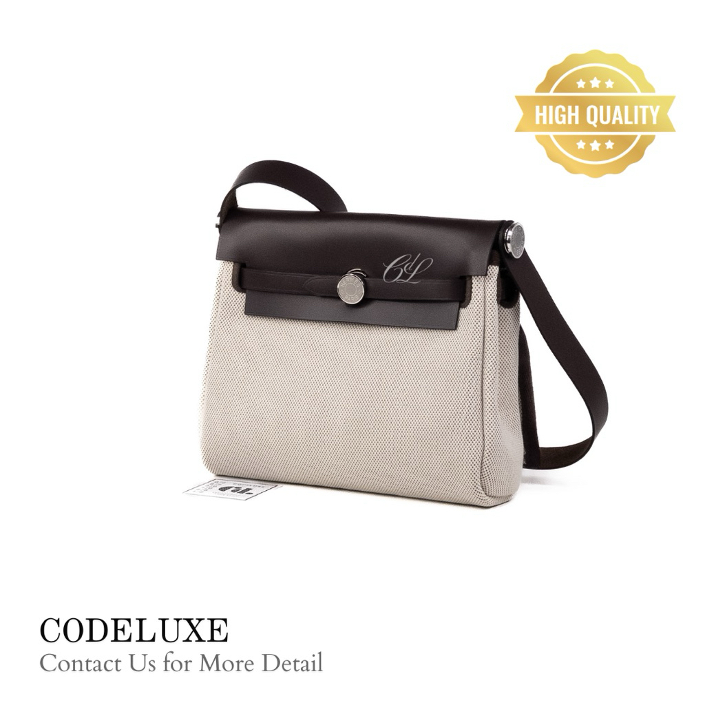 Herbag Zip 20 Ebene Ecru H Viking Canvas Dark Brown PHW