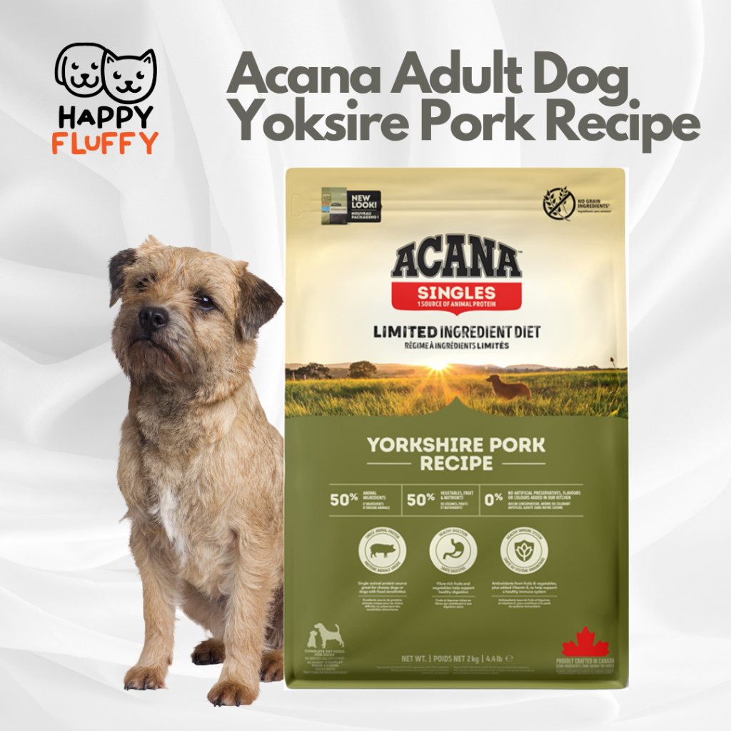 Dogfood - Acana Dog Yokshire Pork Single Protein Freshpack 2kg