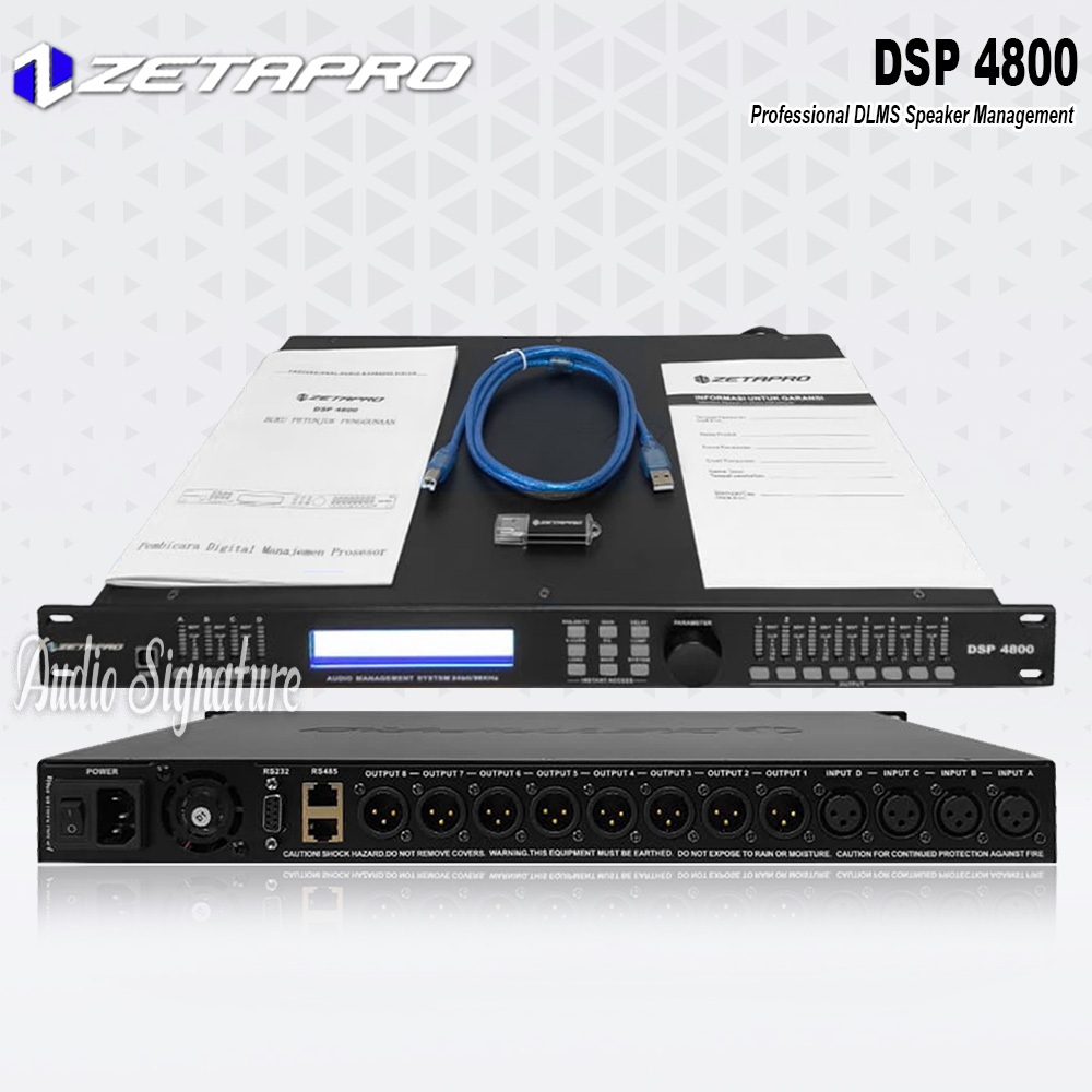DLMS Speaker Management ZETAPRO DSP 4800 / DSP4800 Original