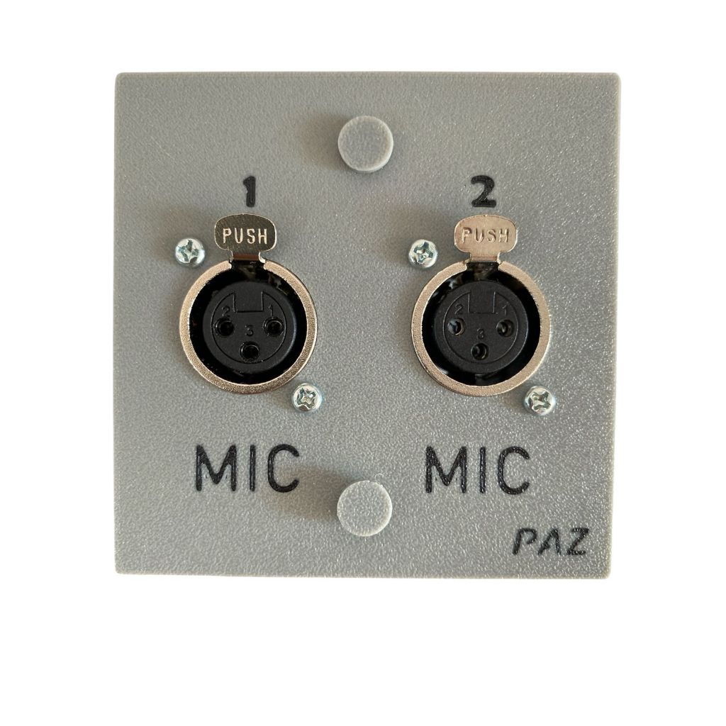 STOP KONTAK MIC 2 LUBANG CANON + IMBOWDUS