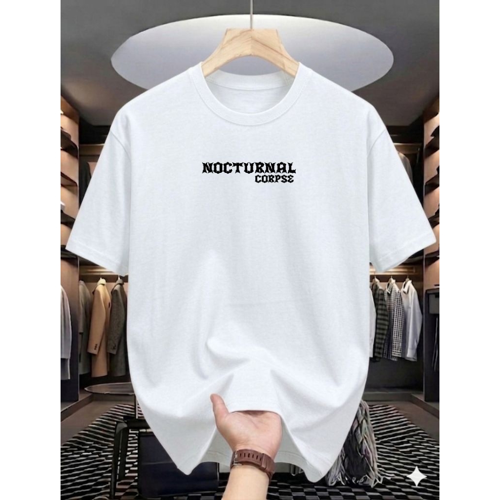 NOCTURNAL OVERSIZE TSHIRT LOGO KAOS BRAND