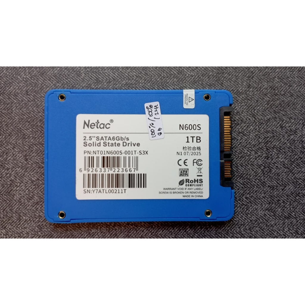 SSD SATA 2.5" NETAC 1TB