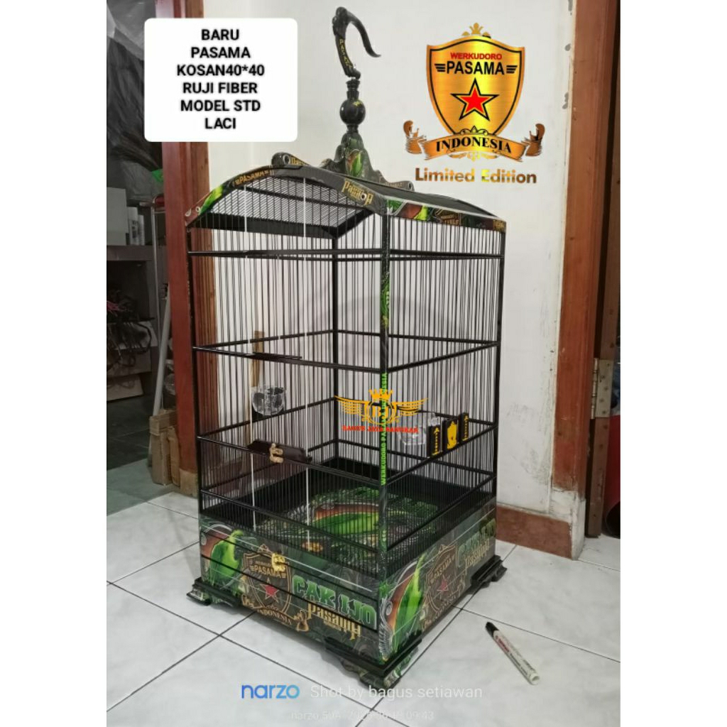 sangkar pasama kosan 40 waterdecal ruji fiber via gojek