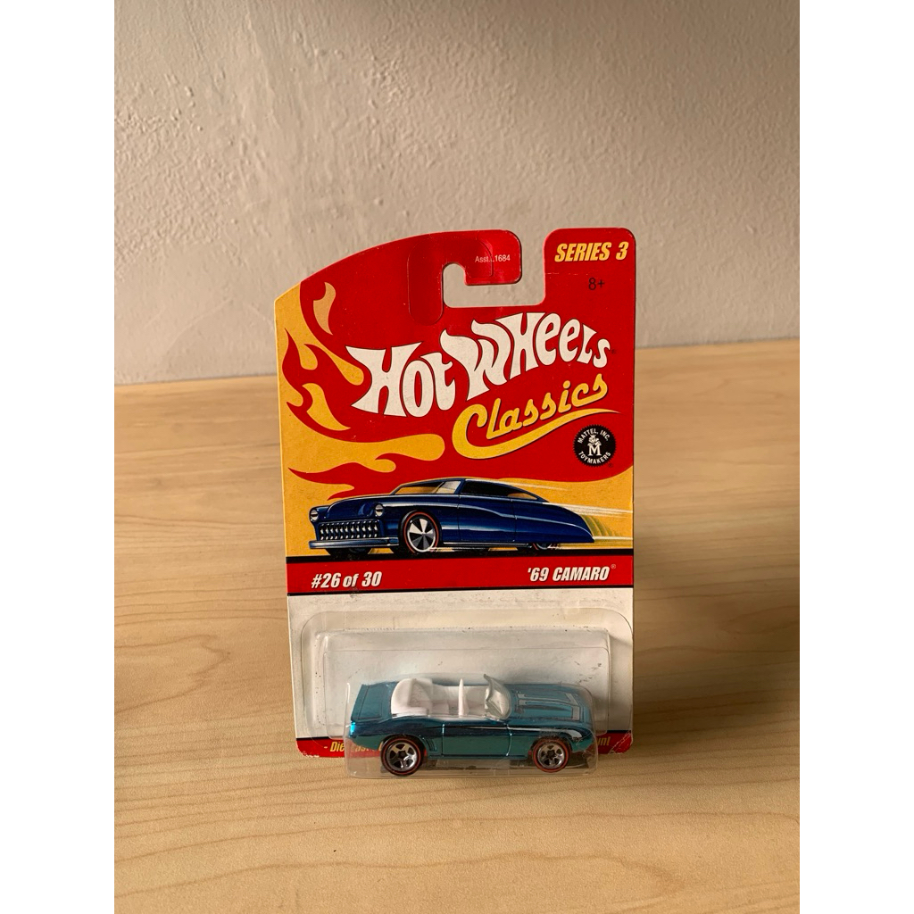 hot wheels 69 camaro biru