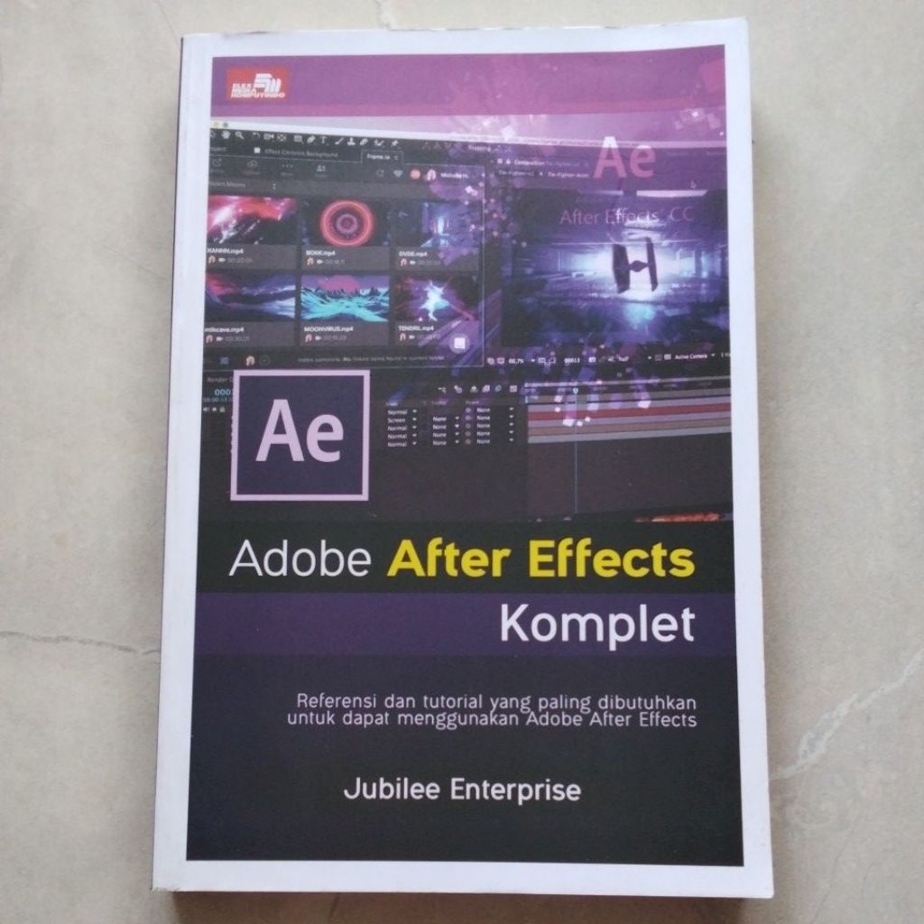 Buku Adobe After Effects Komplet ( ORI BEKAS )