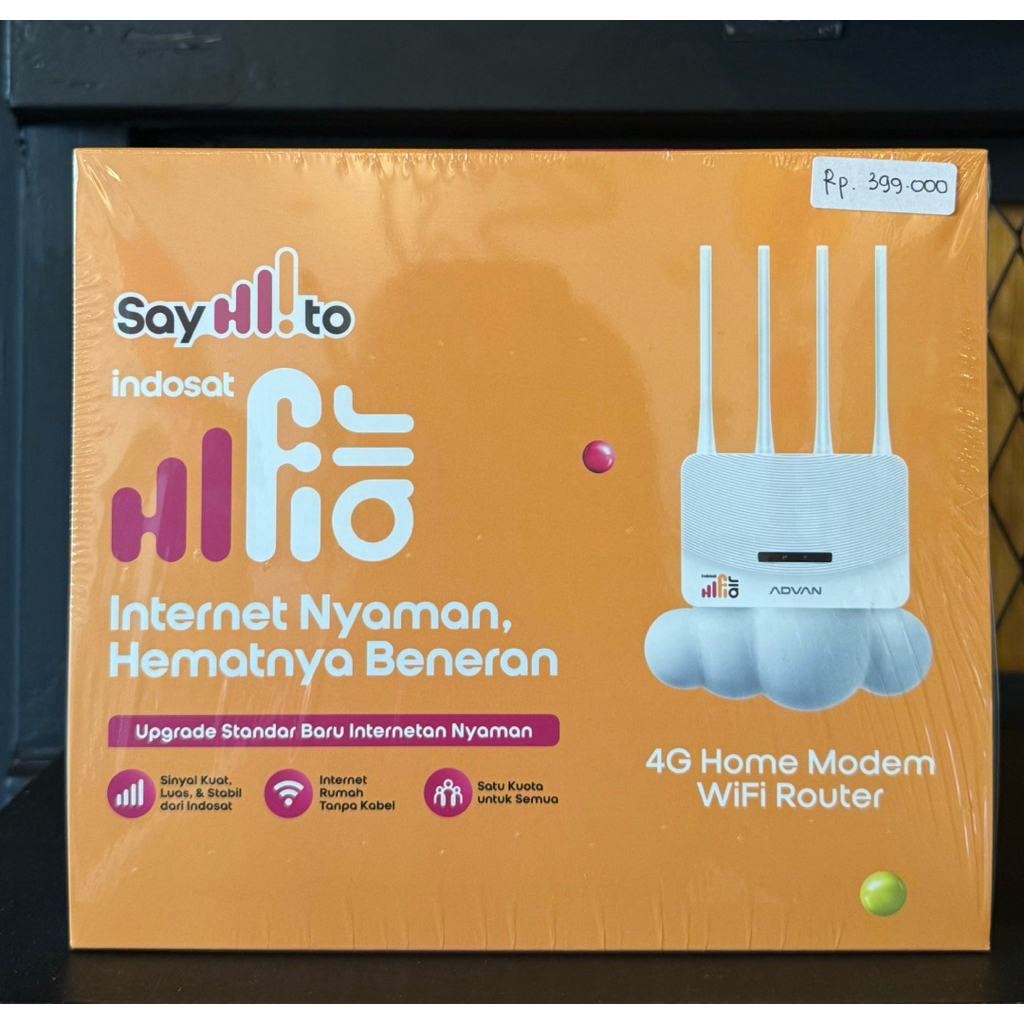Indosat HiFi Air V1 Pro Wifi Modem 4G LTE 50Gb