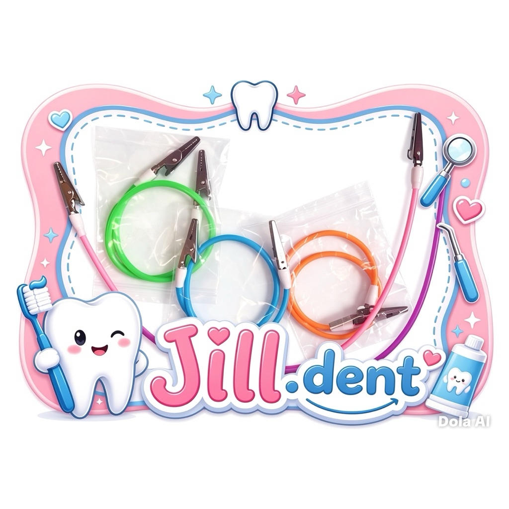 Penjepit Polibib Denta Bib/ Jepit Polibib Dental Bib/ Jepitan Polibib Dental Bib/ Tali Polibib