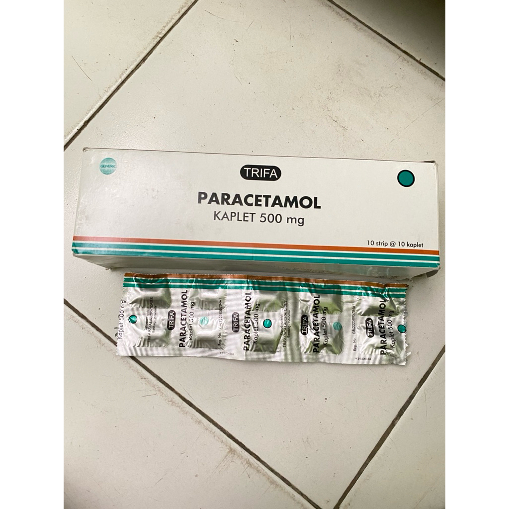 PARACETAMOL 500mg (HARGA PER BOX)