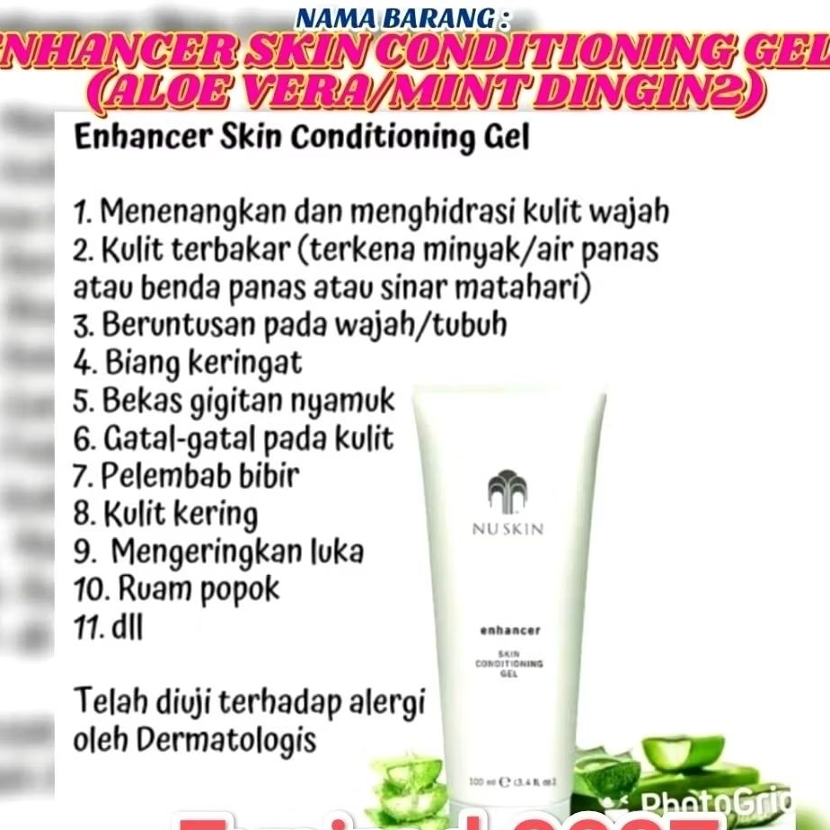 Pelembab Enhancer Skin conditioning gel Ed 2028
