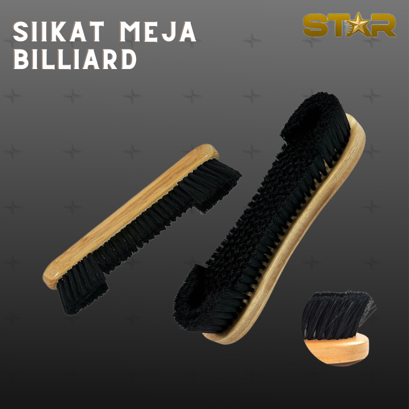 SIKAT STAR BRUSH KECIL PEMBERSIH SUDUT MEJA BILLIARD