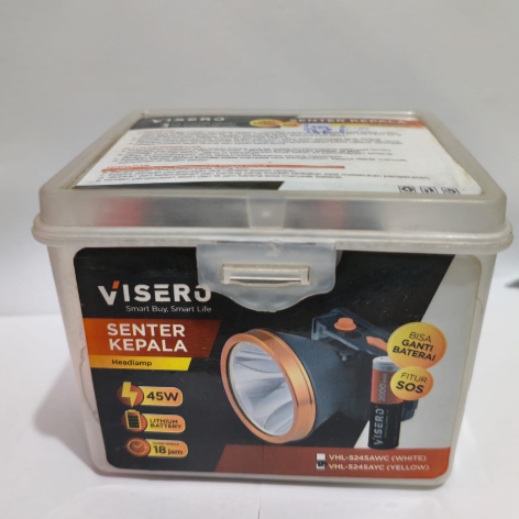 SENTER KEPALA VISERO VHL - 5245AYC CAHAYA KUNING