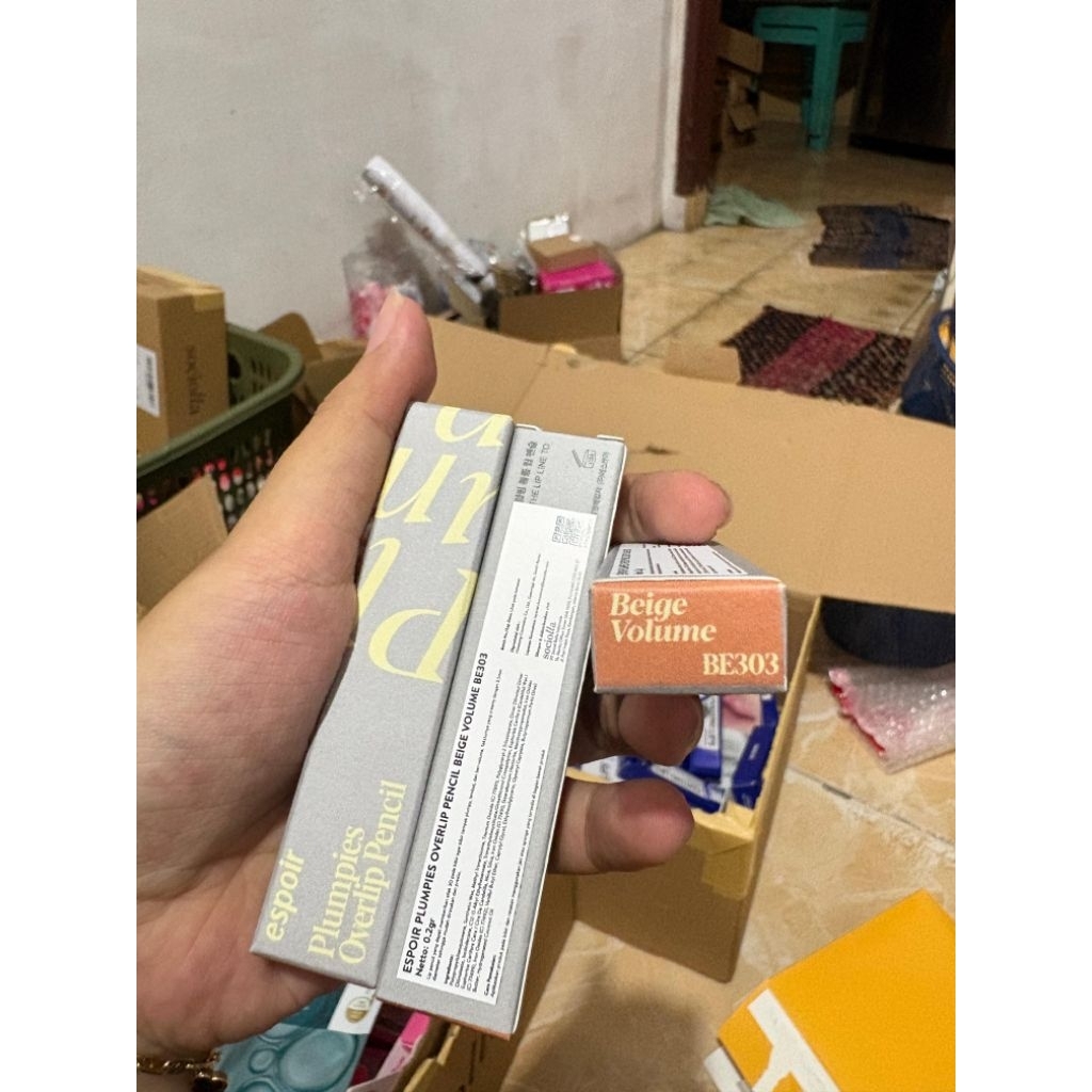 [NEW READY STOCK] MINI Espoir Plumpies Overlip Pencil SHADE BEIGE VOLUME Original