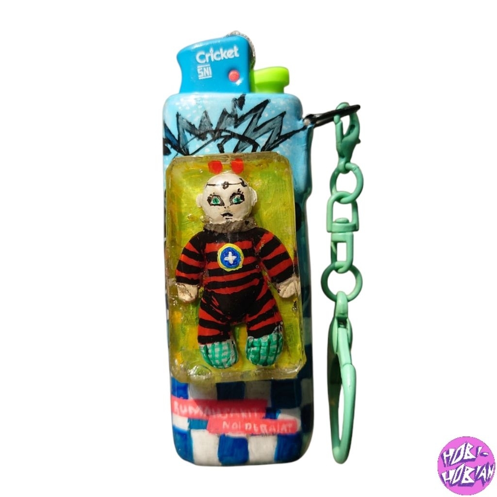 Custom Clay Hardcase Case Korek Api Handmade - RUMAH SAKIT 2000 ALBUM NOL DERAJAT