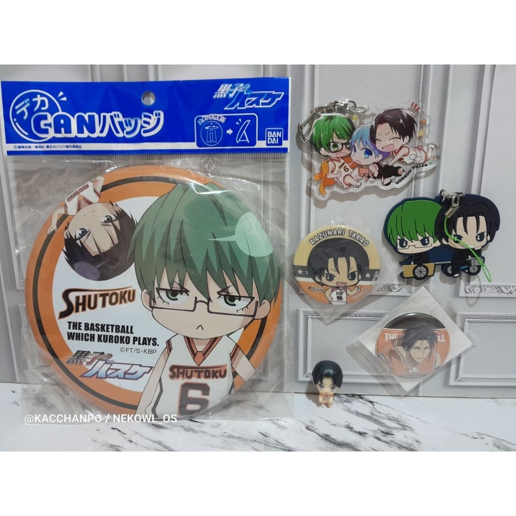 AAB Takao Kazunari Shutoku Official Merchandise Anime Kuroko No Basket Big Pin Can Badge Frame Kurob