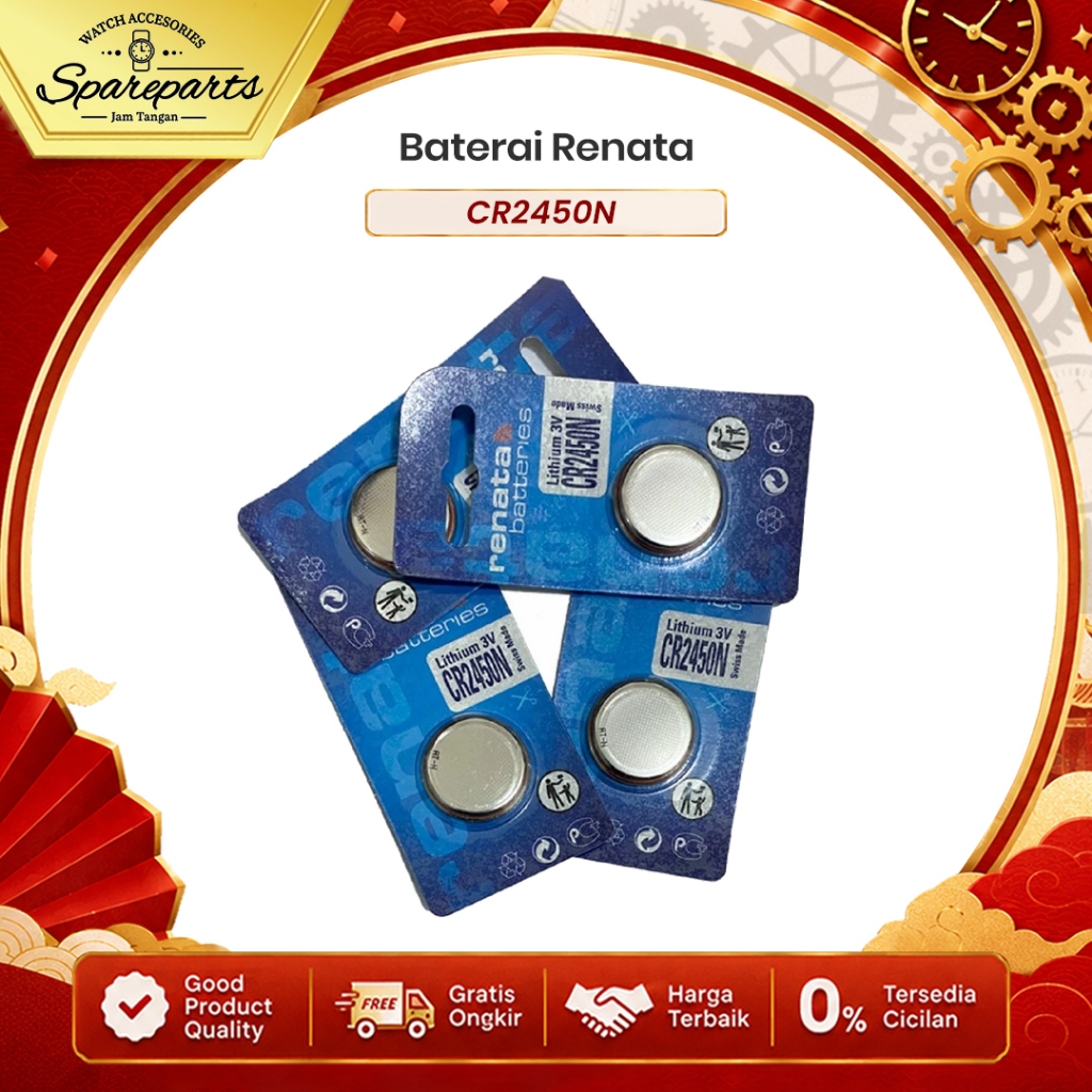 Battery Batre RENATA CR 2450 CR 2450 Baterai RENATA CR2450 CR 2450 Original Swiss