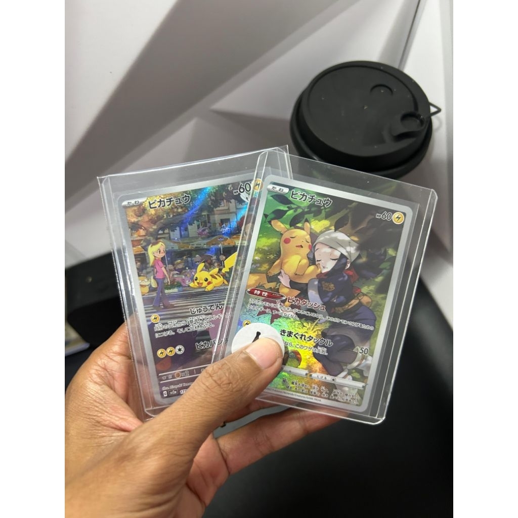 pikachu ar 151 & pikachu chr - TCG pokemon japanese