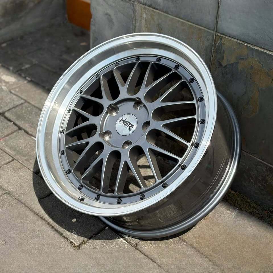 Velg Mobil Bmw E46 Ring 18 Model BBS Original HSR Wheel Type HSR LEMANS R18 Pcd 5x120 Pnp Bmw E36/F3
