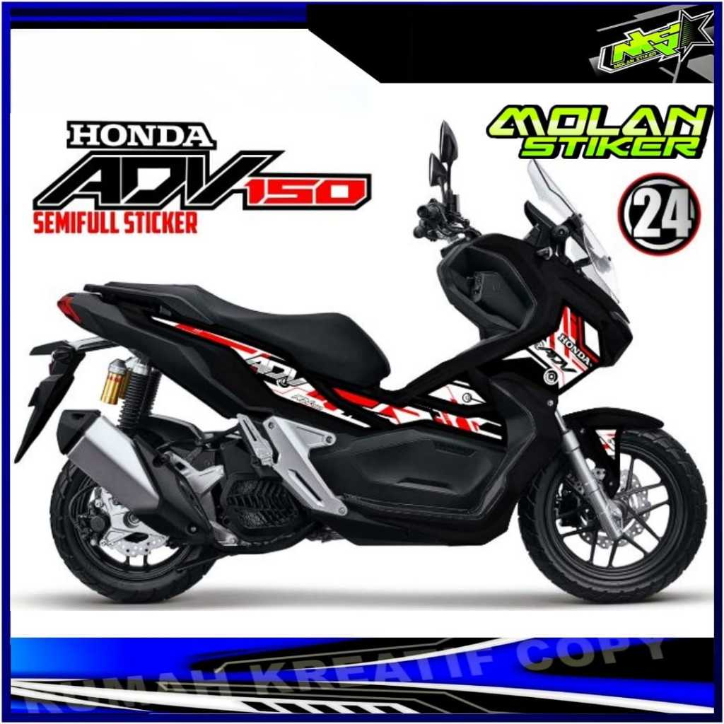 Decal Stiker Striping Variasi Honda ADV 150/Sticker List ADV 150/Stiker Variasi ADV 150