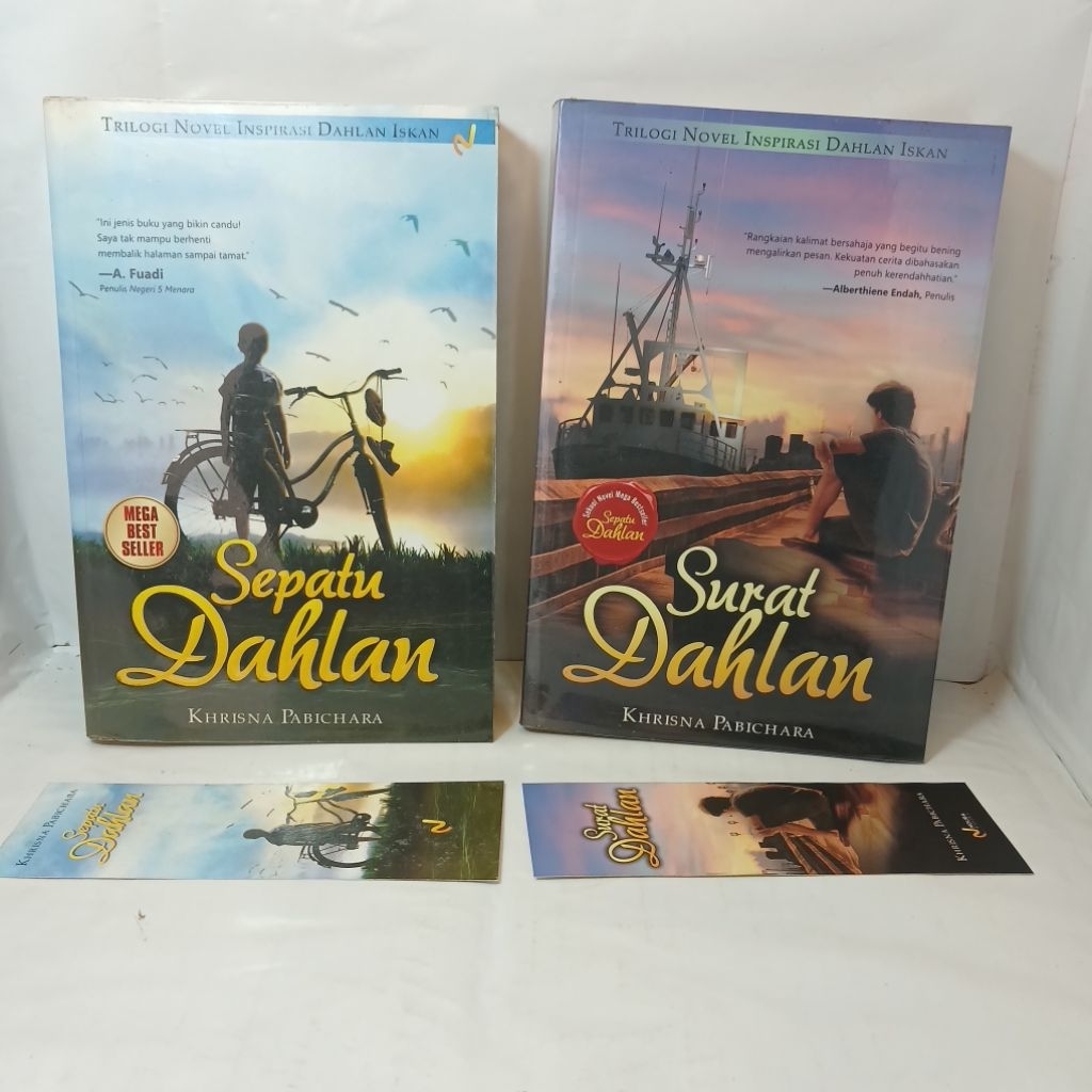 PRELOVED NOVEL Sepatu Dahlan & Surat Dahlan Khrisna Pabichara