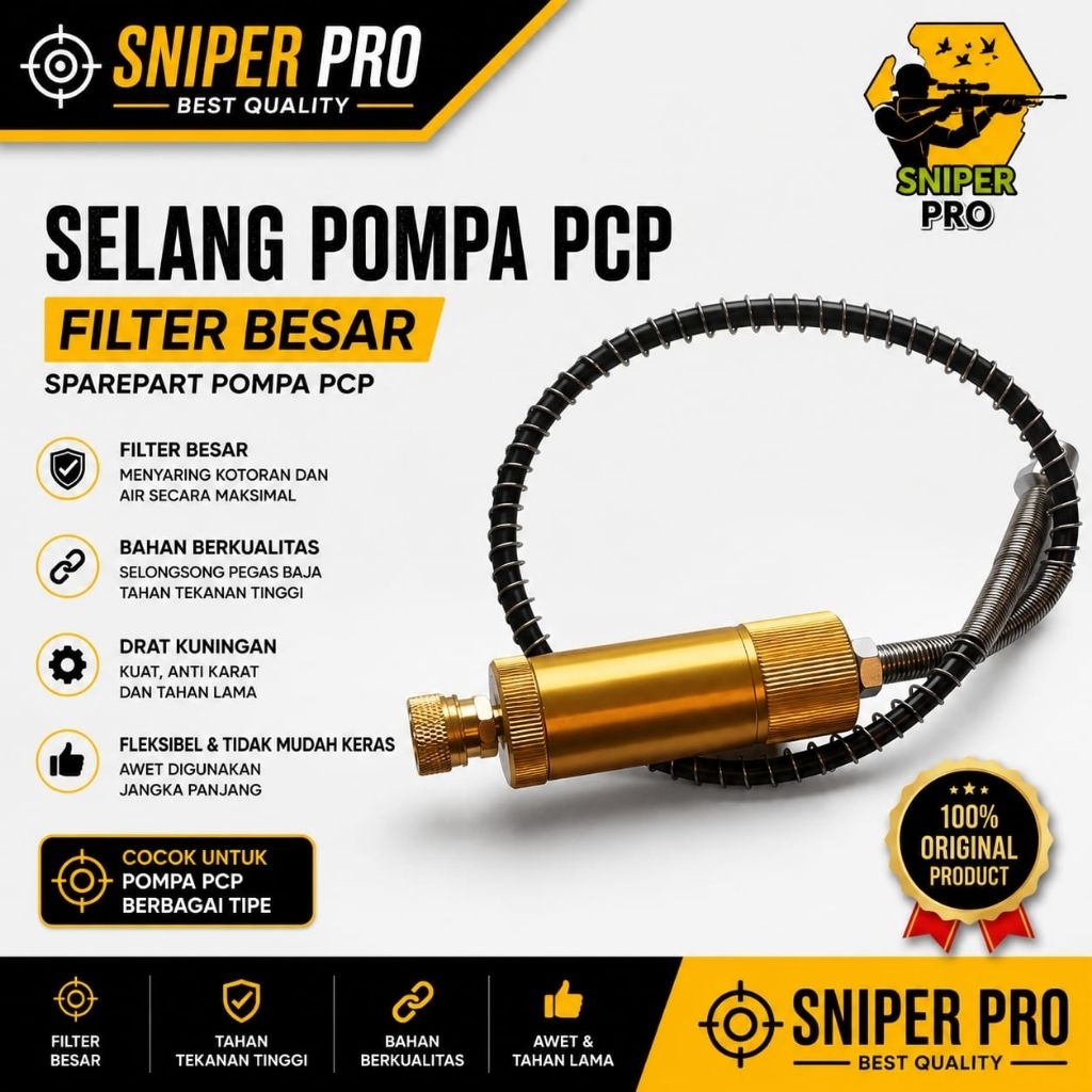 SELANG POMPA PCP FILTER BESAR, SELANG PCP BERKUALITAS, SELANG POMPA PCP
