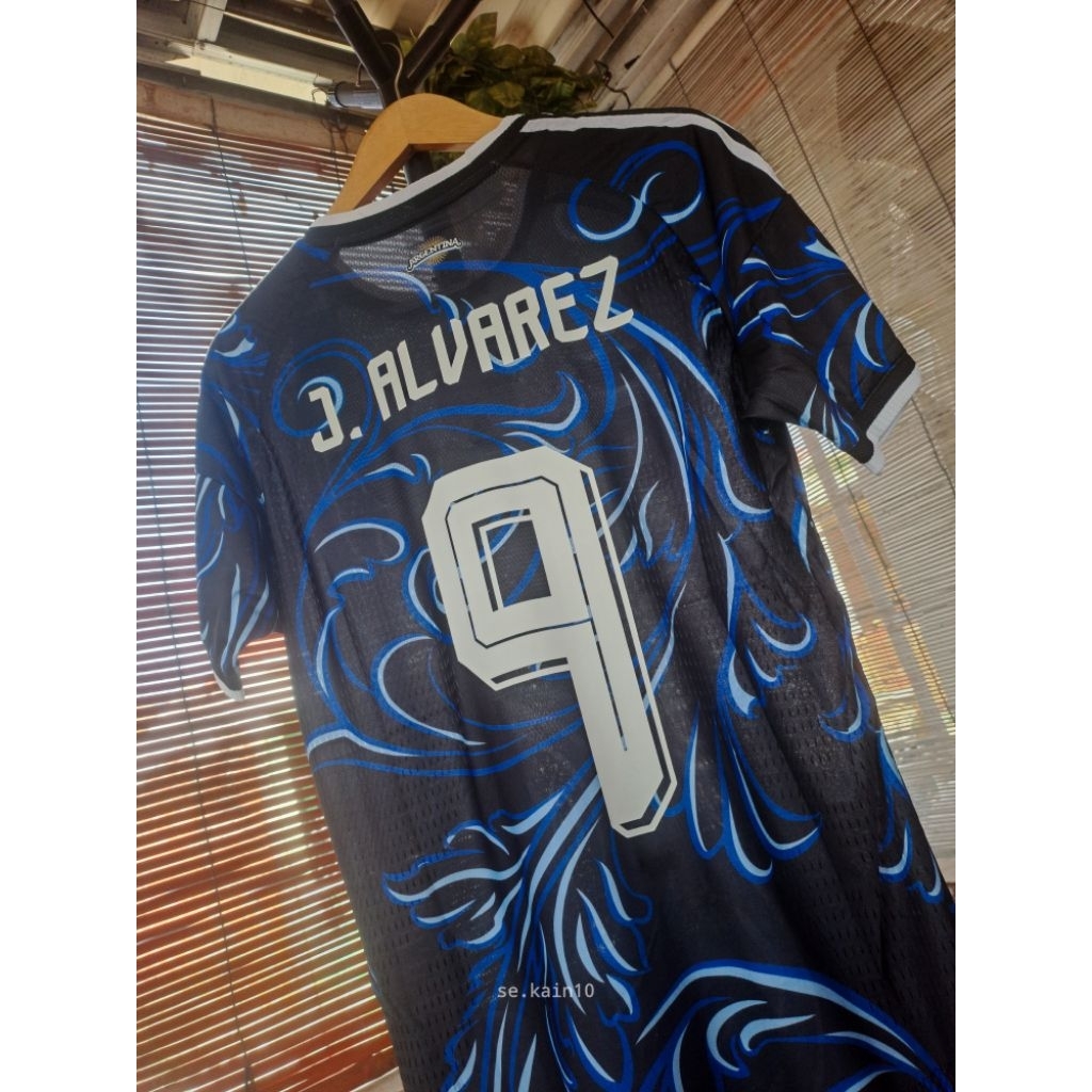 [PLAYER ISSUE] Jersey Argentina Away World Cup 2026 - J. Alvarez - L
