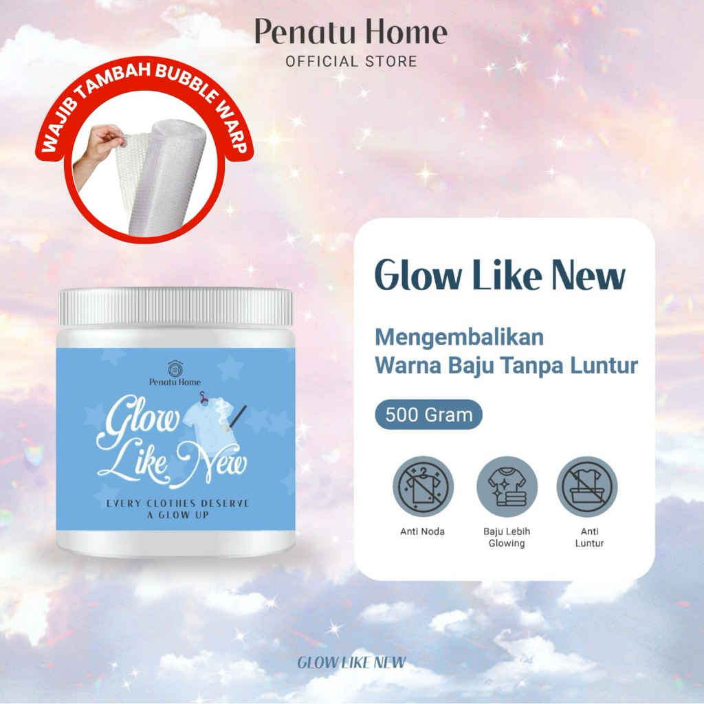 [ Penatu Home ] Glow like new - Detergent Booster 500gr