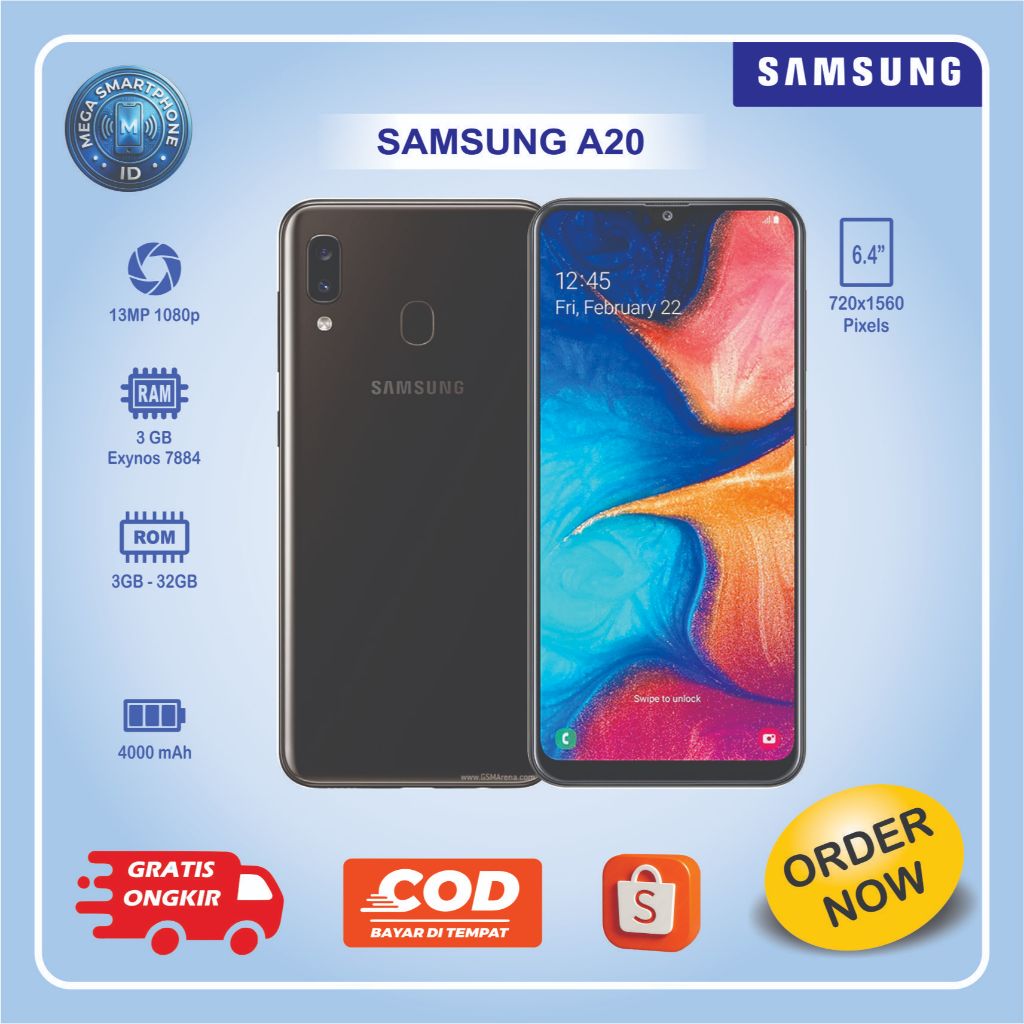 Samsung Galaxy A20 | HP Second batangan