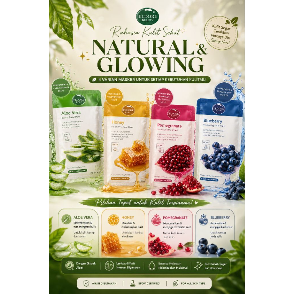 SHEET MASK ELDORE BEAUTY