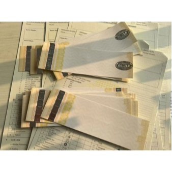 Stamp Kertas Stiker Gesek Nomor Rangka dan Mesin / Cek Fisik Motor Mobil Samsat Kendaraam