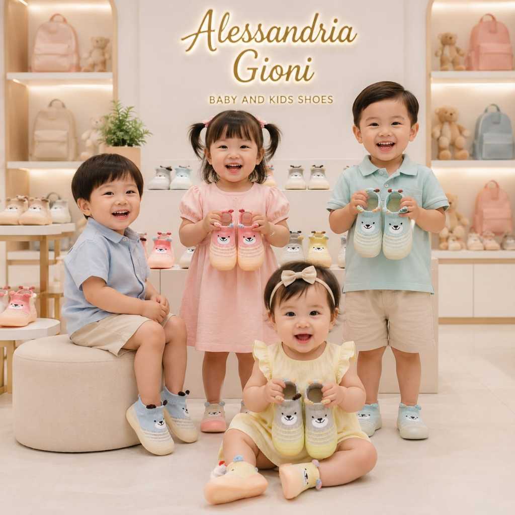 ISTANA- Prewalker Sepatu Baby premium Breslin Slip On Anti Licin