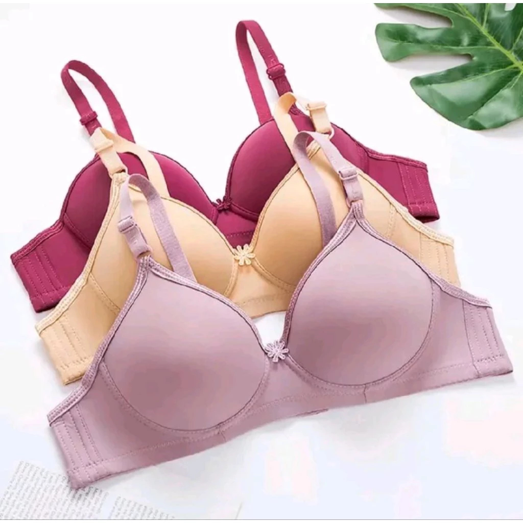 PROMO  Bra Wanita Dewasa Lusinan Tanpa Kawat Bra Kekinian bahan Katun Adem / Grosir Bra Lusinan term