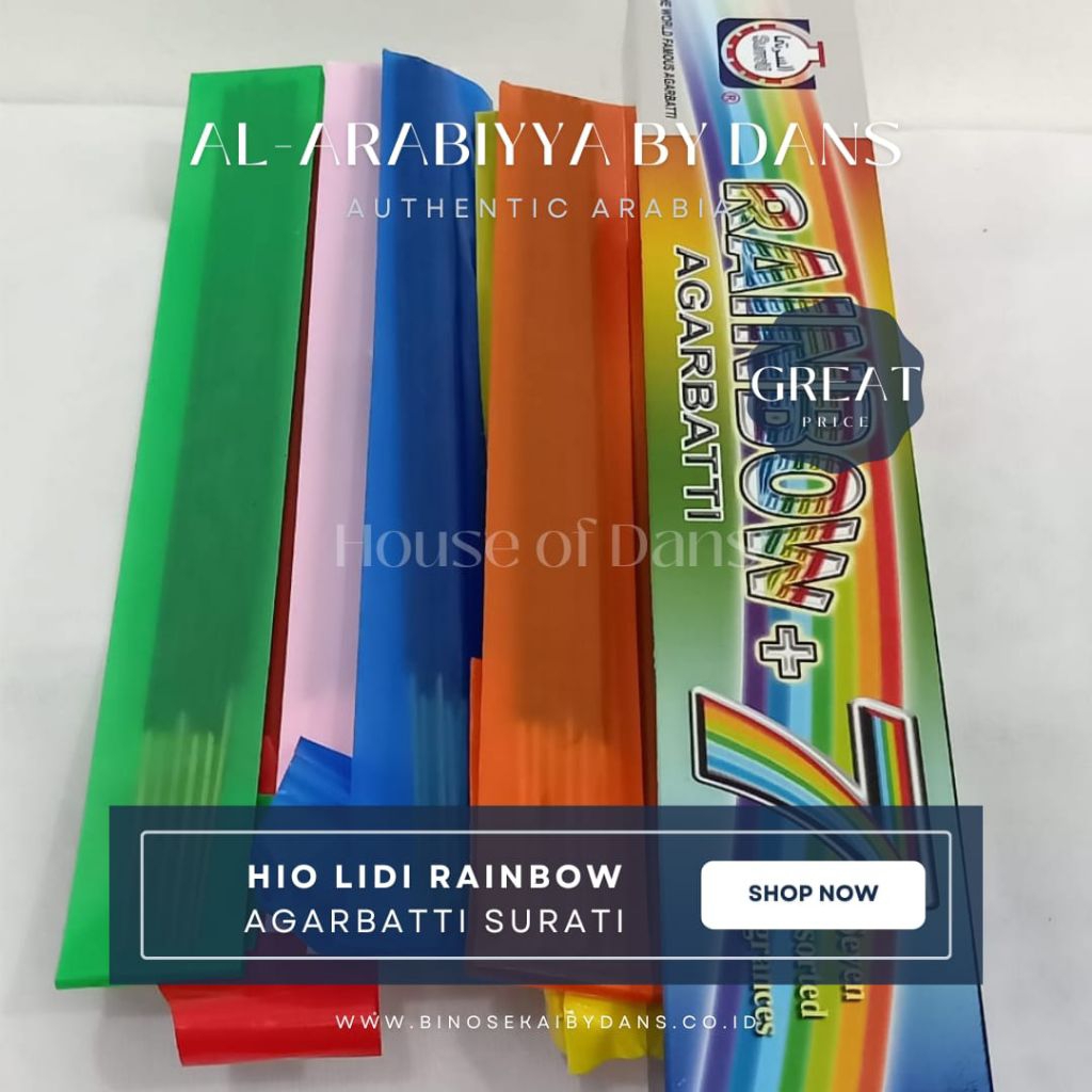 Dupa Stick Rainbow isi 42 pcs AGARBATTI Original Surati