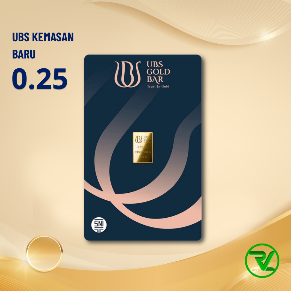 Rvl Gold Logam Mulia Ubs ( Lm ) 0.25gr 0.25 Gram