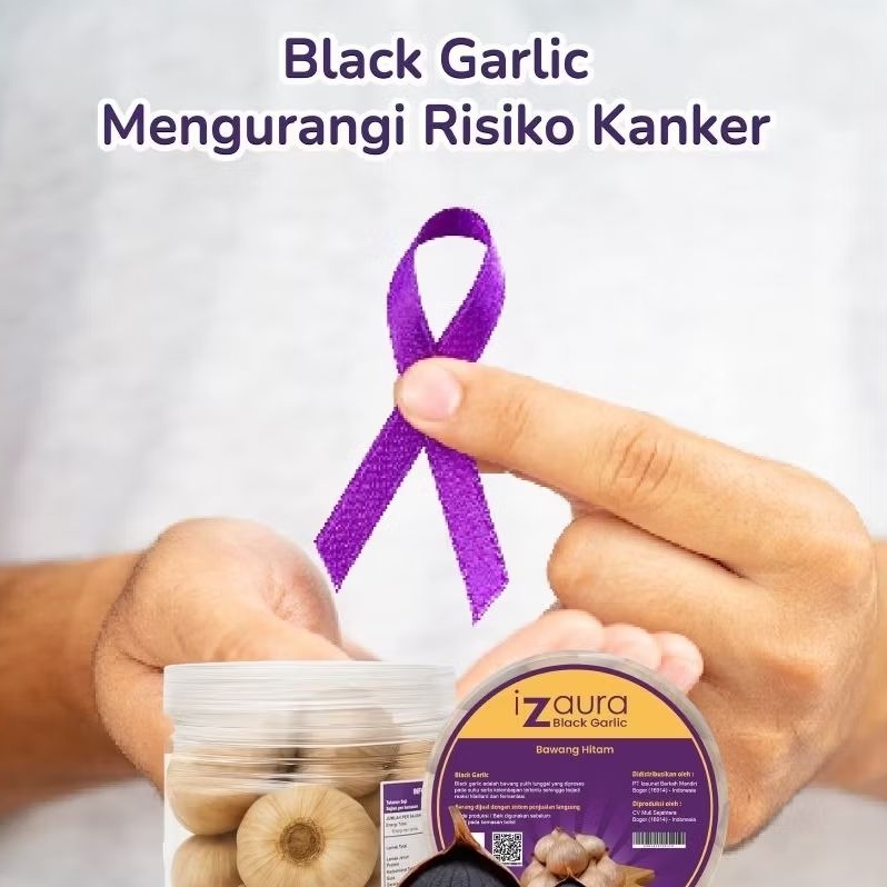 Black Garlic Bawang Tunggal iZaura Premium Solusi Sehat Jantung Kolesterol