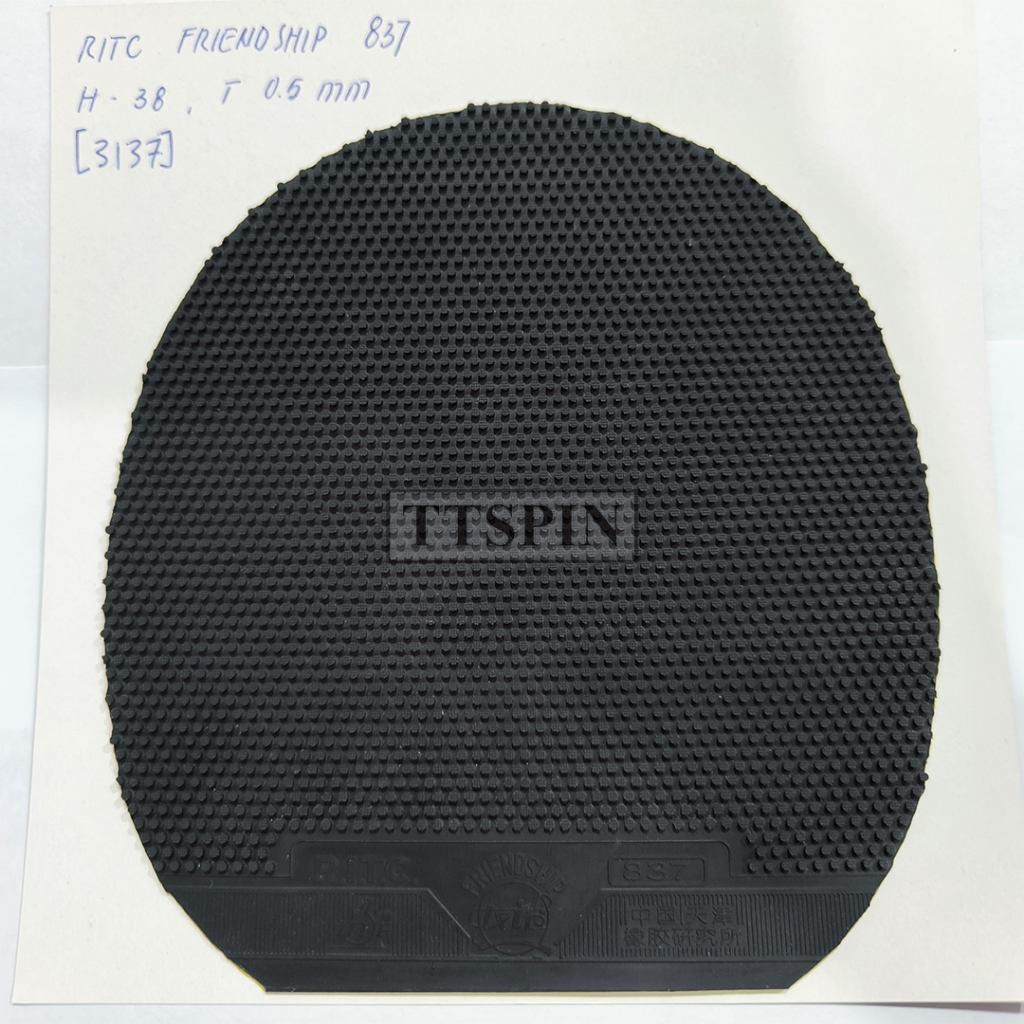 729 837 RITC - Karet Pingpong Tenis Meja Seken 729 RITC 837 Bintik Panjang Bertahan Rubber Bet Bat T