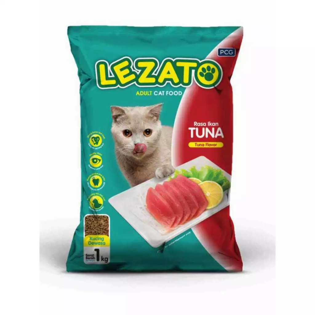 Makanan Kucing LEZATO RASA TUNA, LEZATO TUNA