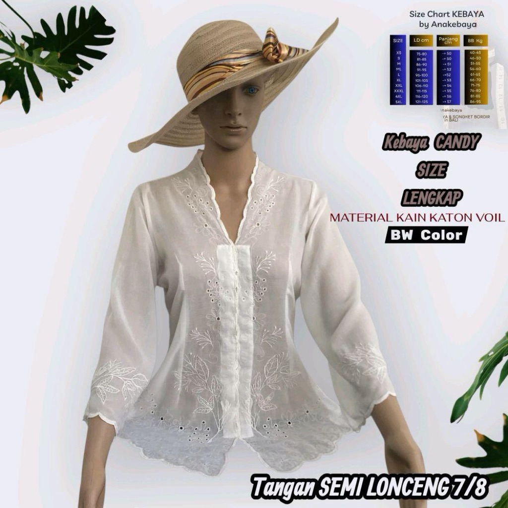 KEBAYA KATON VOIL_  KEBAYA CANDY by Ana kebaya