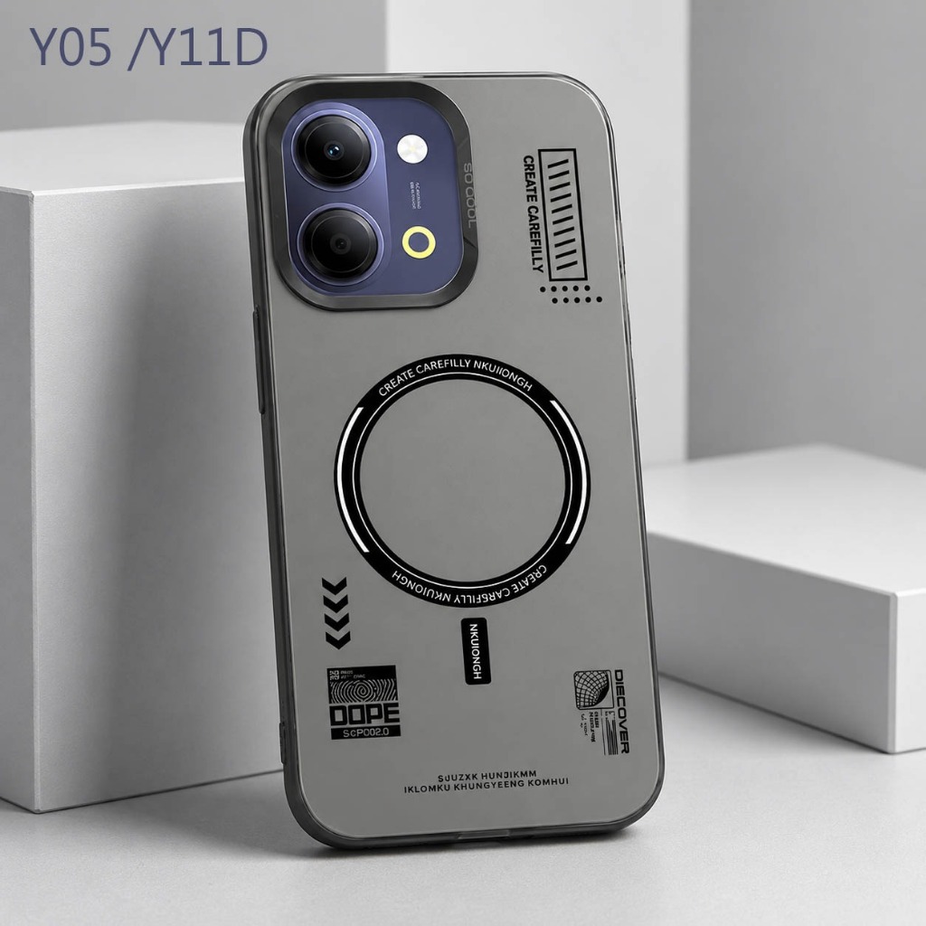 Case Hologram Hitam VIVO Y05  -Case hp VIVO Y11D  H01 2